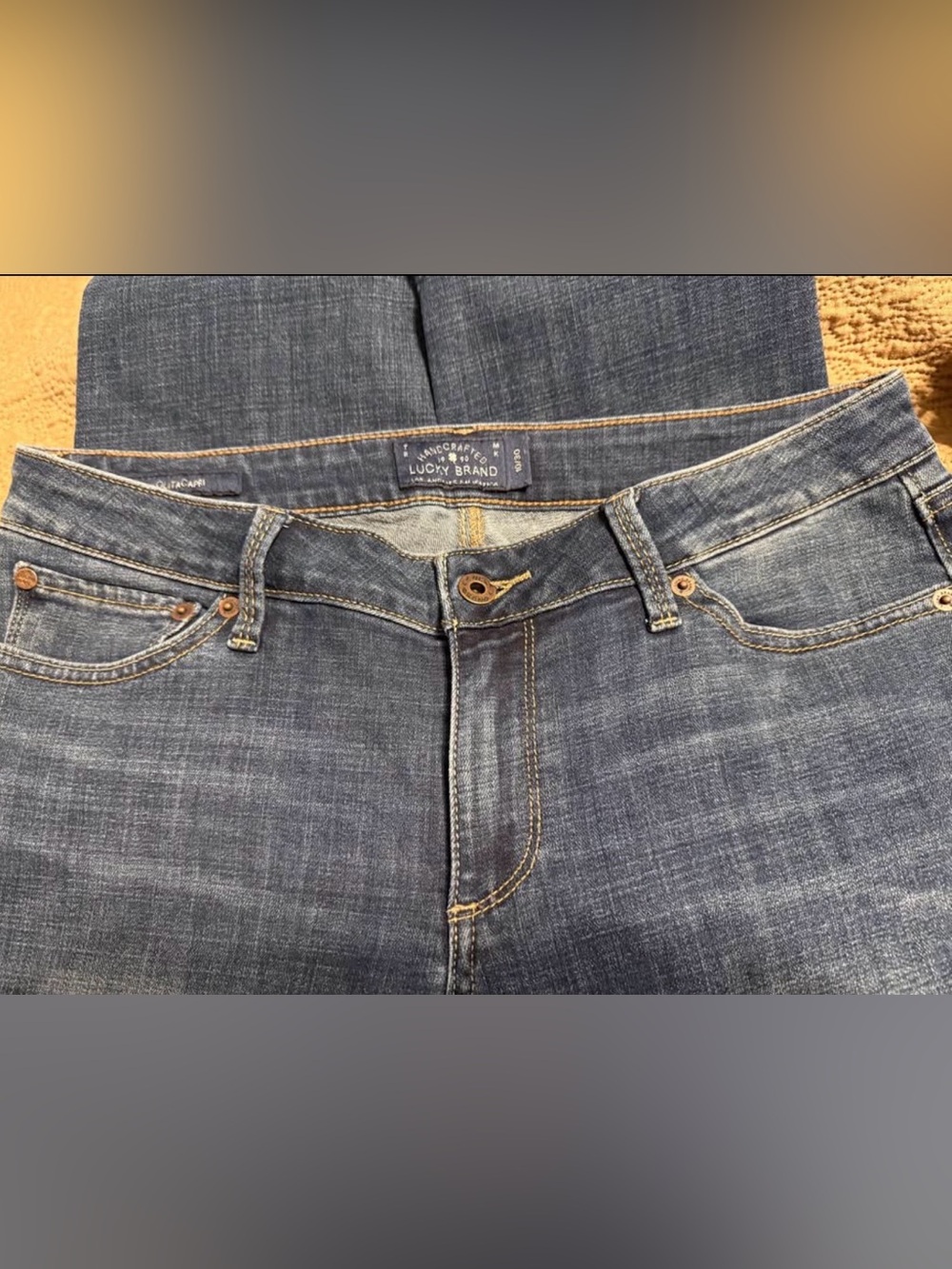 Lucky Brand Women's Dark Blue Straight Leg Jeans